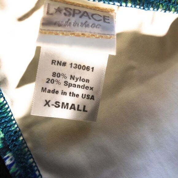 L*Space Audrey Fringe Print Bikini Top - Picture 6 of 8